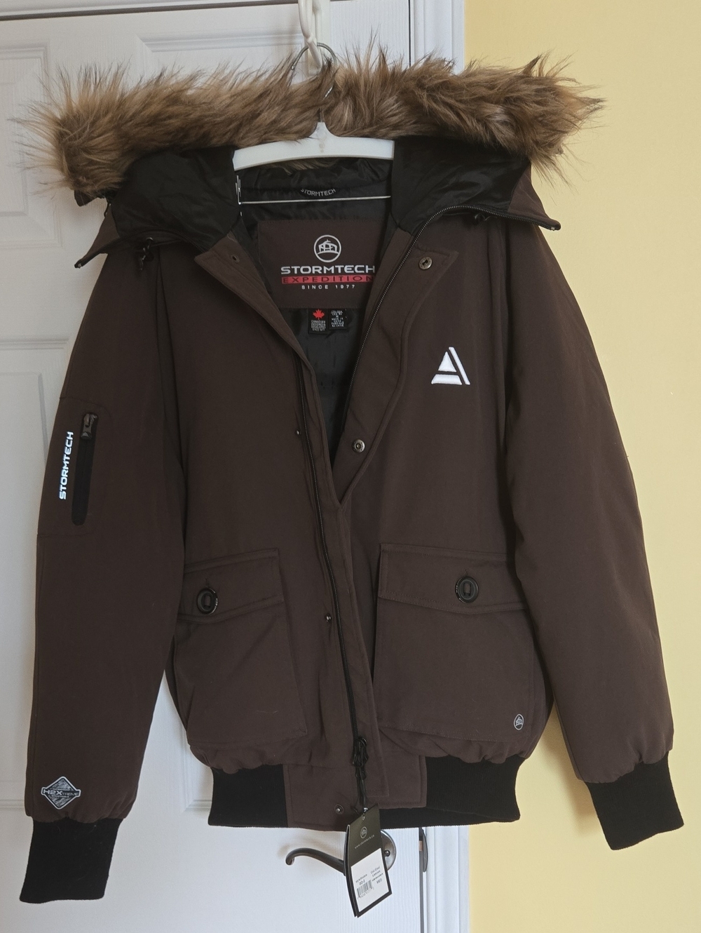 ❄️STORMTECH EXPEDITION Brown Down And Feather Waterproof Winter Coat